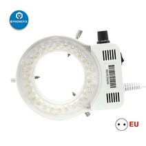 현미경 전자현미경 광학현미경 56 led 링 라이트 일루미네이터 램프 0-100 가변 램프 trinocular 스테레오 줌 용 led 서클 라이트, 화이트 EU 플러그