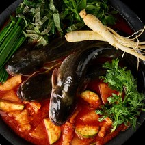 팔팔 인삼 메기 매운탕 밀키트 가족 소모임 차박 간편안주 여행요리, 4인분, 650g