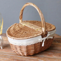 청년리빙 라탄 피크닉바구니 대형, 피크닉