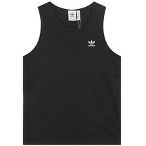 아디다스 민소매 나시티 Essential Tank 블랙+화이트 로고