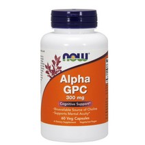 미국베스트셀러 나우푸드 Now Foods Alpha GPC supplement 300mg, 90 veg caps