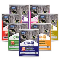 테비 먼지제로 고양이모래 8L x 3개, 종류선택:. 딸기향