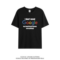 구글 로고 미국 USA 단체 과방 과옷 반팔 티셔츠 친구 우정 티 커플티 귀여운 신혼 부부 맞춤 반팔티