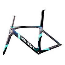 자전거프레임 로드 mtb 카본 티타늄 프레임 추력 자전거 에어로 사이클로크로스 세트 카멜레온 색상 2 년 보증 워크, AG02 glossy+56cm