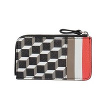 피에르아르디 피에르 하디 카드홀더 SW02 BLACK-WHITE-MULTI RED [PHW004mu]
