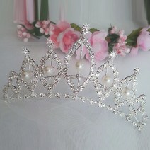 라온드레스 왕관 웨딩왕관 티아라 웨딩티아라 머리장식 헤어핀 티아라-A-17