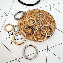 [AM9Z] 오링 클립 가방부자재 연결고리 재료 O링 DIY10개 9990001EA, 169 골드_28mm