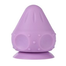 장요근마사지 실리콘 콘 솔리드 흡착 볼 psoas 근육 릴리스 장치 흉추 백 견갑골 발 요가, 보라