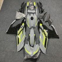 야마하R3 ABS 플라스틱 패널 키트 본체 작업 그레이 블랙 카울링 R3 2015 201, 1