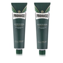 Proraso Shaving cream 프로라소 쉐이빙 솝 크림 면도 비누 튜브 유칼립투스 그린 150ml 2팩, 2개