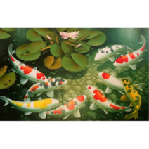 돈들어오는 잉어 부귀도 우드 직소퍼즐 행운 금전 상징 그림 집순이 취미생활 스트레스 해소 장난감 300 500 1000피스, p_4