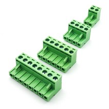 소켓 커넥터 10pcs 2edgk 5.08mm 터미널 블록 5.08 플러그인 pcb 커넥터 2edg pcb 2pin 3p4p5p6p7p8p9p10p, 10시
