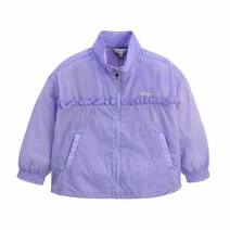 NC야탑 여름 러블리 미니프릴바람막이점퍼 입니다~(L/보라)