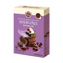 CJ 아이들간식 브런치 홈파티 브라우니믹스 320g 영양간식 한끼식사, 30개