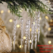 Navidad 2022 크리스마스 트리 펜던트 장식품 새해 2023 캔디 가방 장식 홈 나탈 노엘 선물, [17] green crutch-6pcs