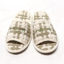 슬리퍼 실내화 거실화 거실실내화 층간소음실내화 사무실슬리퍼 실내슬리퍼 워셔블실내화 컴피거실화, 와플 체크그린, 1개