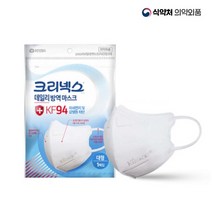 크리넥스 KF94 황사방역 보건용마스크 화이트 대형 1매, 중형