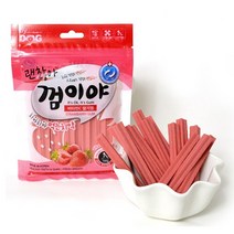 강아지 양치껌 개껌 2개월 3개월 새끼 강아지간식 100g, 바나나