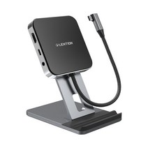 USB 허브 포트 노트북 컴퓨터USB C 허브 도킹 스테이션 스탠드 어댑터 4K HDMI 100W PD SD/TF 카드 리더, CHINA, 01 black