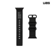 UAG 스마트워치 울트라/8/7/SE2/6/5/4/SE 나토에코 스트랩, 그래파이트 42.44.45.49mm