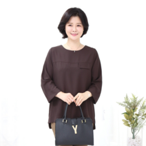 모슬린 여성 엄마옷 사각 포인트 블라우스 FBL009312 마담/미시옷/중년여성의류/빅사이즈/40대/50대/60대여성옷