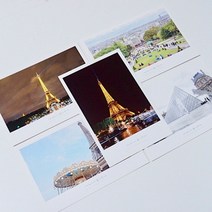 메리필름 파리 폴라로이드 여행 엽서 set (5장)