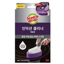 3M 핸들형 인덕션 전용 클리너 핸들형 리필포함, 패드형 클리너 2개입
