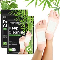 100매 발바닥패치 독소패치 디톡스 발패치 습담제거 풋패치, 4팩(40매)