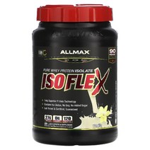 이지몰 ALLMAX (올맥스) Isoflex 순수 분리유청단백질 스프링클을 뿌린 생일 케이크 맛 907g(2lb) No.96329, 907.18 g, 바닐라