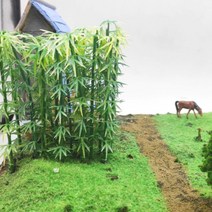 조경 건축 모델 하우스 디오라마 테라리움 비바리움 수족관 화분 꾸미기 농촌 농장 만들기 데코 미니 대나무 숲 모형 피규어 미니어쳐 촬영 소품 카페 나무 장식 15cm