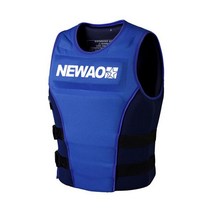 낚시조끼 구명조끼 네오프렌 구명 조끼 성인 수상 스포츠 낚시 카약 보트 수영 서핑 표류 안전 정장, [03] XL(60-75kg), [06] 하늘색