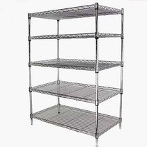 스텐 선반 철제 조립 수납장 렉 올스텐 건조대, 5단-길이 120cm 폭 45cm 높이 180cm