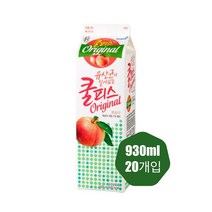 동원 쿨피스 복숭아 930mL 20개입 동원