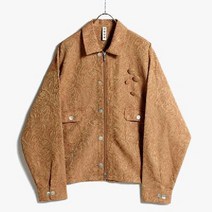 코이 23AW KOOI JACQUARD JACKET CAMEL 23KO-AW03