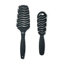 윤빗 플렉스 벤트 헤어 브러쉬 돈모브러쉬 탈모빗 두피마사지 엉킨머리빗 돼지털브러시, [B타입] M사이즈
