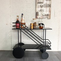 카트 단테 트롤리 강화 유리 주방 왜건 고급 식당 주방 이동식 카트 홈카페 키친 인테리어, 흰색 60x35x75 포틀랜드 강화유리