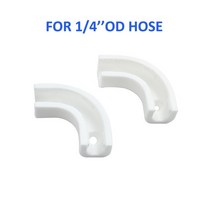 1/4 3/8 OD 호스 워터 파이프 플로우 벤드 클립 고정 클램프 튜브 엘보 코너 거치대 RO 시스템 전환, 01 20 pcs_01 4분의 1 '