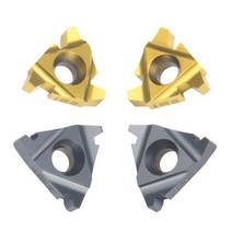 절삭공구홀더 10pcs 초경 나사 삽입 16ER/IR 15TR 사다리꼴 선반 공구 블레이드, 05 16IR KT1505_04 3TR pitch