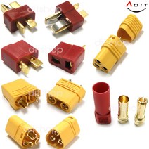 ADIT RC 드론 배터리 XT60 XT150 XT90 XT30 커넥터 단자 연결잭, BY0162_플러그 블랙 150A