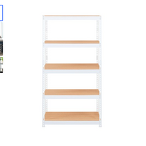 스피드랙 V2 선반 5단 1100 x 500 x 1800 mm, 화이트(앵글)