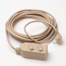 반딧불테크 전기 연장선 캠핑 멀티탭 리드선 릴선 베이지 2구 3구 3m 9m 17m 25m, 1개, 2구 3m