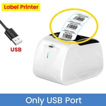 카드 포스기 POs 이지체크 단말기 신화포 셀프 접착 라벨 프린터 열 영수증 POS 빌 메이커 블루투스 스, 03 Label USB Port_03 AU 플러그