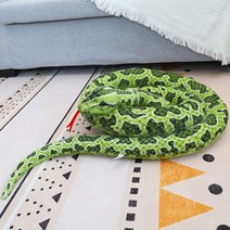 인형선물 시뮬레이션 장난감 뱀 파이썬 살모사 2m 3m, 시뮬레이션 파이썬, 3미터 녹색