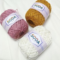 소다 SODA 폴리실 코바늘 가방 모자 소품, 4