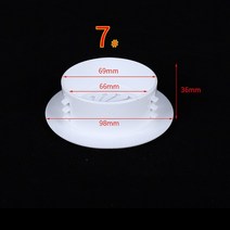 환풍기 커버 댐퍼 역풍방지 주방 업그레이드 된 공기 그릴 커버 라운드 에어컨 파이프 벽 예약 구멍 먼지, 02 for 70-80mm hole
