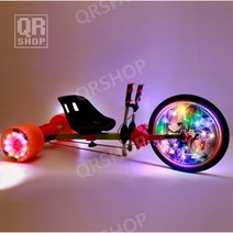 세발 드리프트 자전거 성인 카트 파크 대여 축제, 조명 없는 12인치 핑크