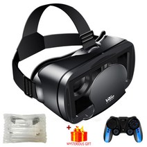 vr 기기 3d 헤드셋 스마트 7 인치 헬멧 스마트폰 전화 iphone 기계 가성비 게임, 협력사, 상자 9090 리모컨 없음