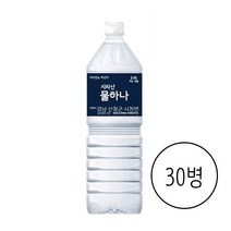 지리산 물하나 생수 2L 30병, 단품