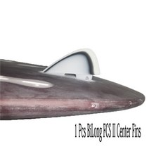 서핑보드 서핑 핀 BiLong FCS II Knubster 센터 Kneel Fin Barbatanas De Red Azul Surf Central Fins 보드 웨이크, [01] WHITE