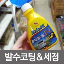 불스원 레인OK 발수코팅&세정 2in1 코팅제 유막 발수 김서림방지제 세차용품 김서림방지 자동차용품 유막제거, 상품선택